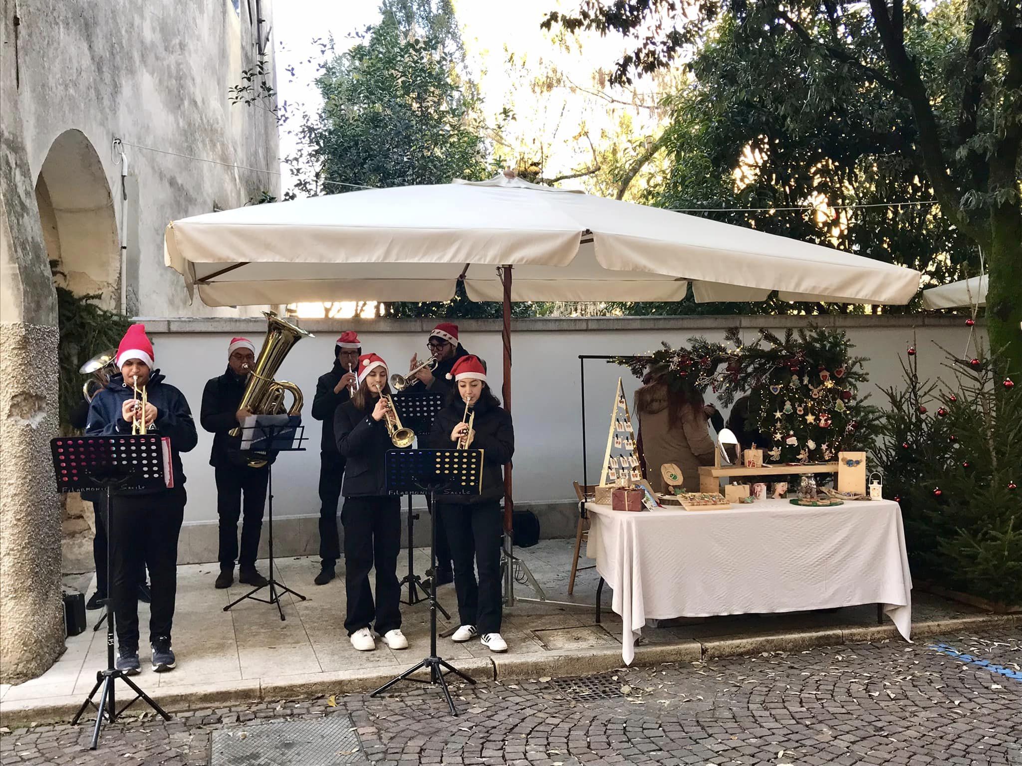 Il Gruppo Fiati a Natale in Contrada (2022)